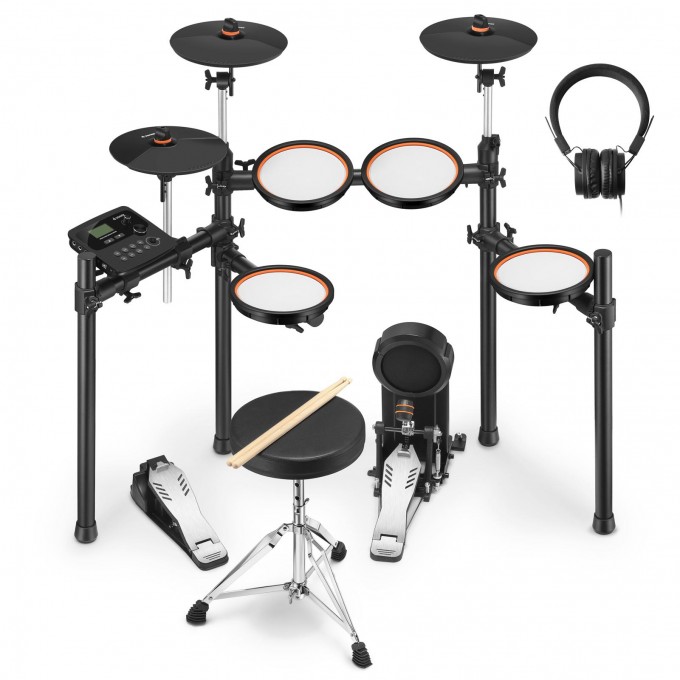 Электронная барабанная установка DONNER DED-100 5 Drums 3 Cymbals 86627